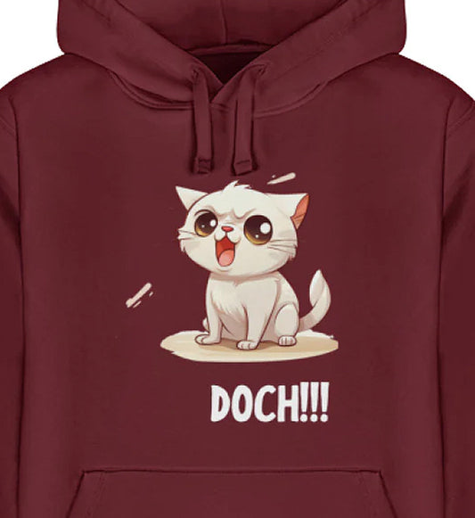 DOCH!!! - Unisex Organic Katzen Hoodie