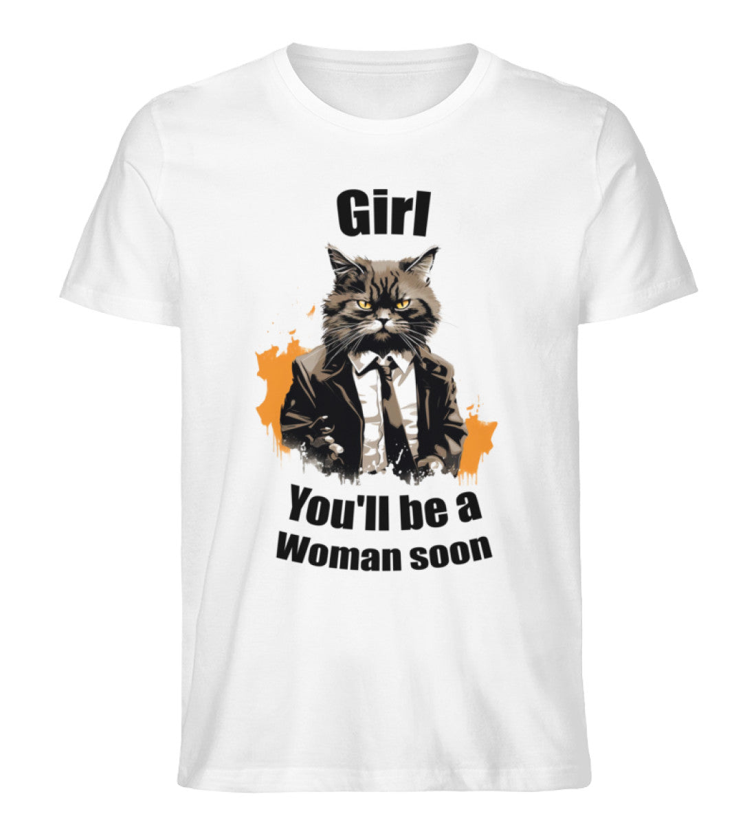 Hollywood Klassiker Katzen TShirt White-3